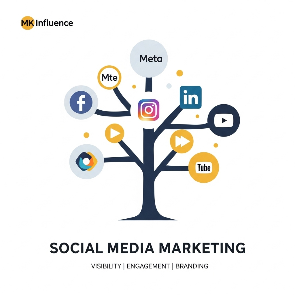 What is social media marketing?
