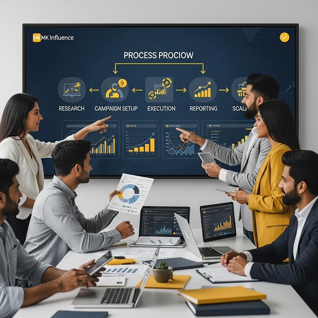 MK Influence Digital Marketing Process